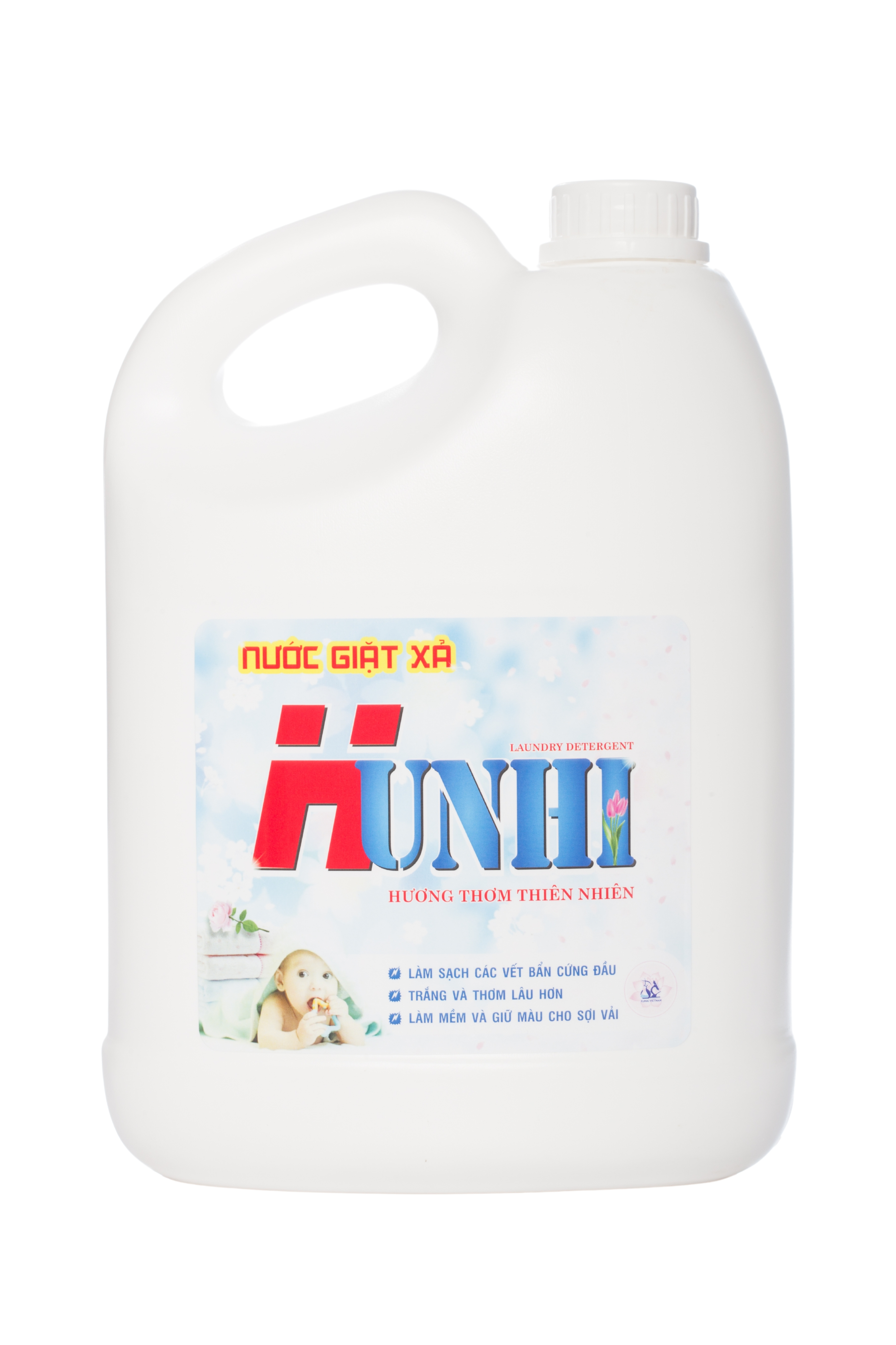 Nước giặt xả mặt trước